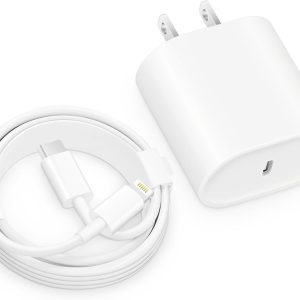 Fast Charger i Phone, 20W USB C Block with 6Ft Cable Compatible with IP 14/14 Pro/14 Plus/14 Pro Max/13/13 Mini/13 Pro/13 Pro Max/12/11/X & More